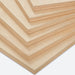 artPOP! Wood Panel Pack - 6" x 6", Pkg of 6 (Panels stacked, close up of corners)