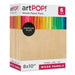 artPOP! Wood Panel Pack - 8" x 10", Pkg of 6 (In packaging, angled)