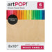 artPOP! Wood Panel Pack - 8" x 10", Pkg of 6 (Front of packaging)