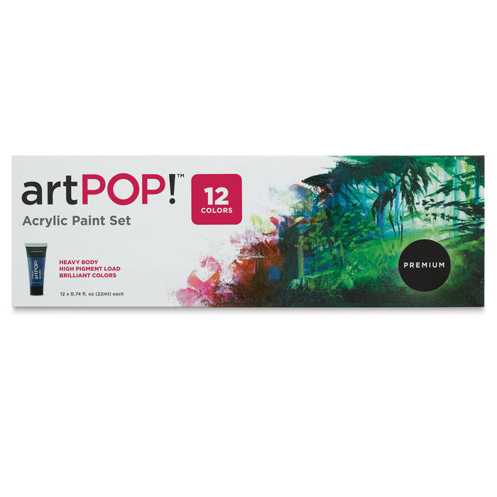 artPOP! Soft Body Metallic Acrylic Paint Set