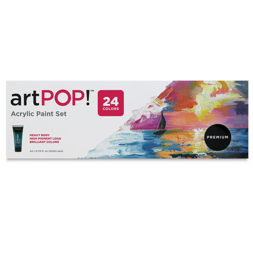 artPOP! Heavy Body Acrylic Set - Set of 24, 22 ml Tubes View 2