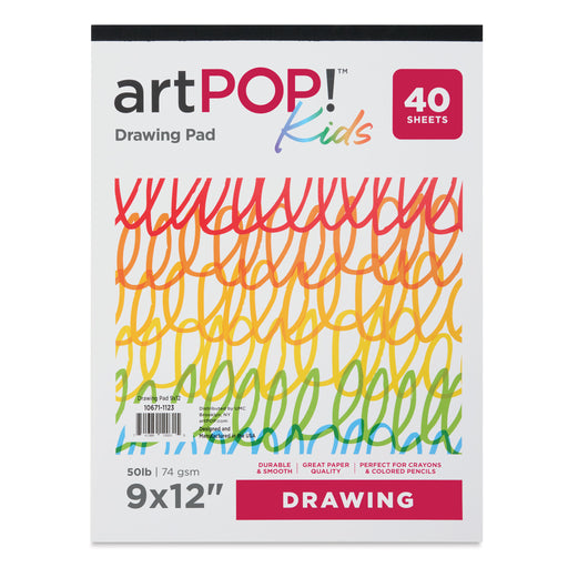 artPOP! Kids Drawing Pad - 9" x 12" (front cover) View 2