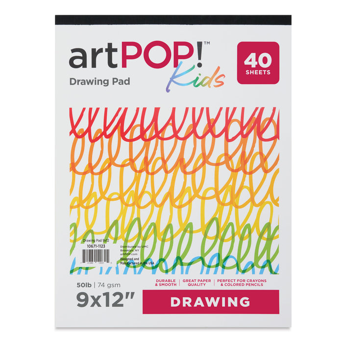 artPOP! Kids Drawing Pad - 9" x 12" (front cover)