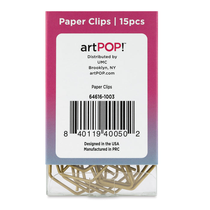 artPOP! Paper Clips (Back of package)