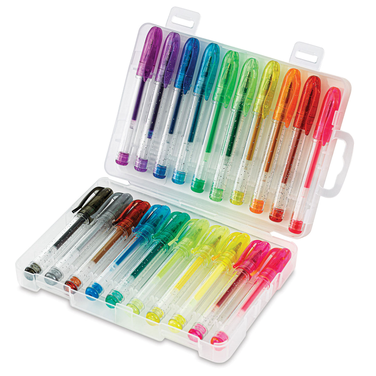 Mini Gel Pens 24-Pack & Carrying Case