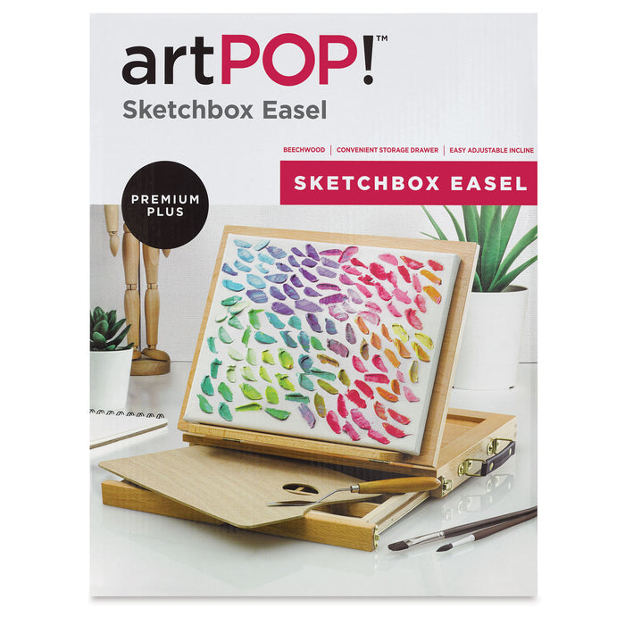 artPOP! Sketchbox Easel (Front of packaging)