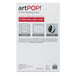 artPOP! 3-Tier Rolling Cart - White (Back of packaging)