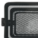 artPOP! 3-Tier Rolling Cart - Black (Close-up of mesh tray bottoms)