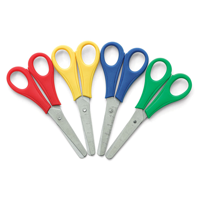 4 Pcs Kids Safety Scissors Art Craft Scissors Set for Kids and Students  Paper Construction Supplies