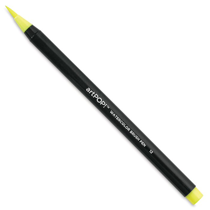 artPOP! Watercolor Brush Pens - Set of 24 (Yellow brush pen)