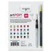 artPOP! Watercolor Brush Pens - Set of 24 (Back of package)
