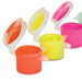 artPOP! Craft Paint Set - Set of 6, Neon Colors, 2.5 ml (Close-up of paint pots with lids open)