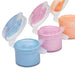 artPOP! Craft Paint Set- Set of 6, Pastel Colors, 2.5 ml (Close-up of paint pots with lids open)