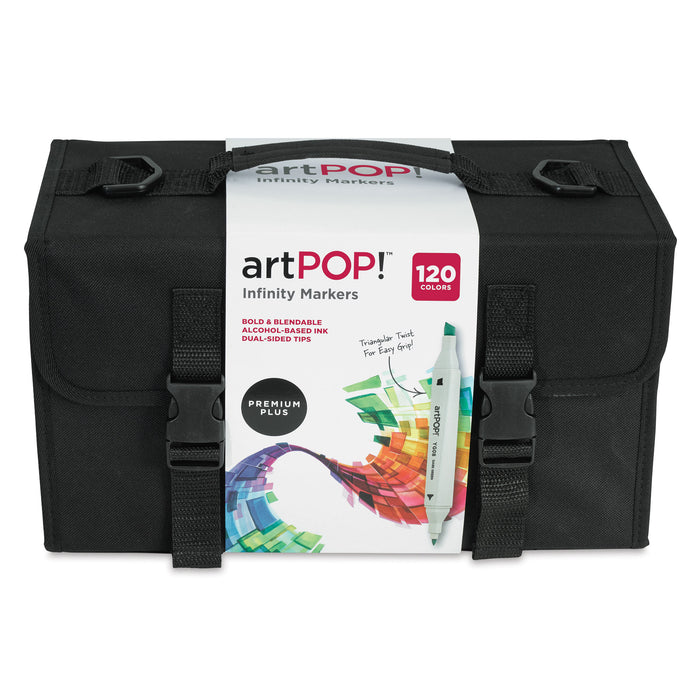 artPOP! Infinity Art Markers - Set of 120 (Front of package)