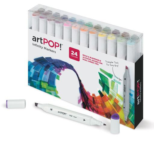 artPOP! Infinity Art Markers - Set of 24 (Markers in package) View 1