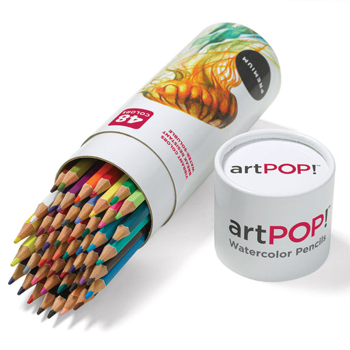 artPOP! Premium Watercolor Pencils - Set of 48 (pencils in canister) View 1