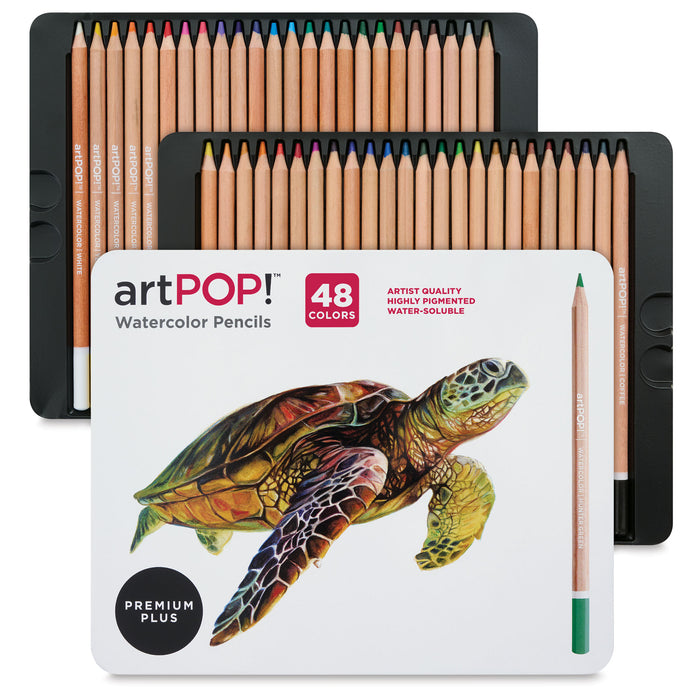 artPOP! Premium Plus Watercolor Pencils - Set of 48