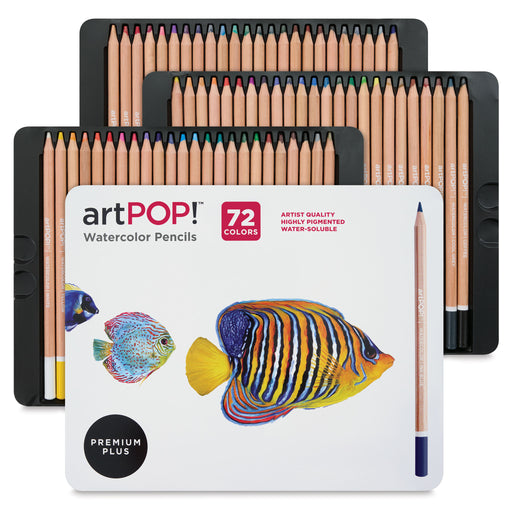 artPOP! Premium Plus Watercolor Pencils - Set of 72 View 1
