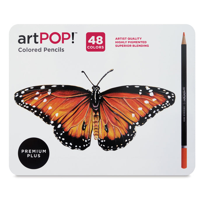 artPOP! Premium Plus Colored Pencils - Set of 48 (Front of set)