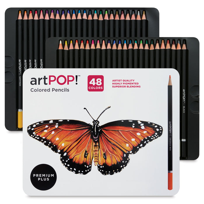 artPOP! Premium Plus Colored Pencils - Set of 48