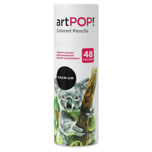 artPOP! Premium Colored Pencils - Set of 48 (front of canister) View 2