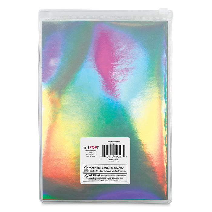 artPOP! Rainbow Stationery Set (Back of package)