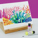 artPOP! Liquid Watercolor Sets - Set of 6, Neon Colors, 2 oz (Finished coral painting)