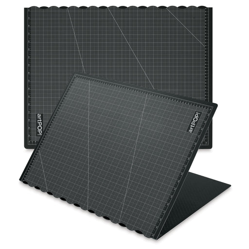 artPOP! Self-Healing Cutting Mat - 24" x 36", Foldable (Folded and unfolded cutting mats) View 1
